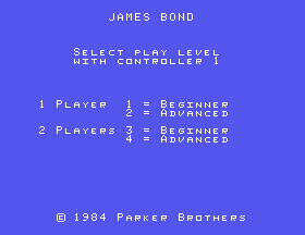 James Bond 007 Title Screen